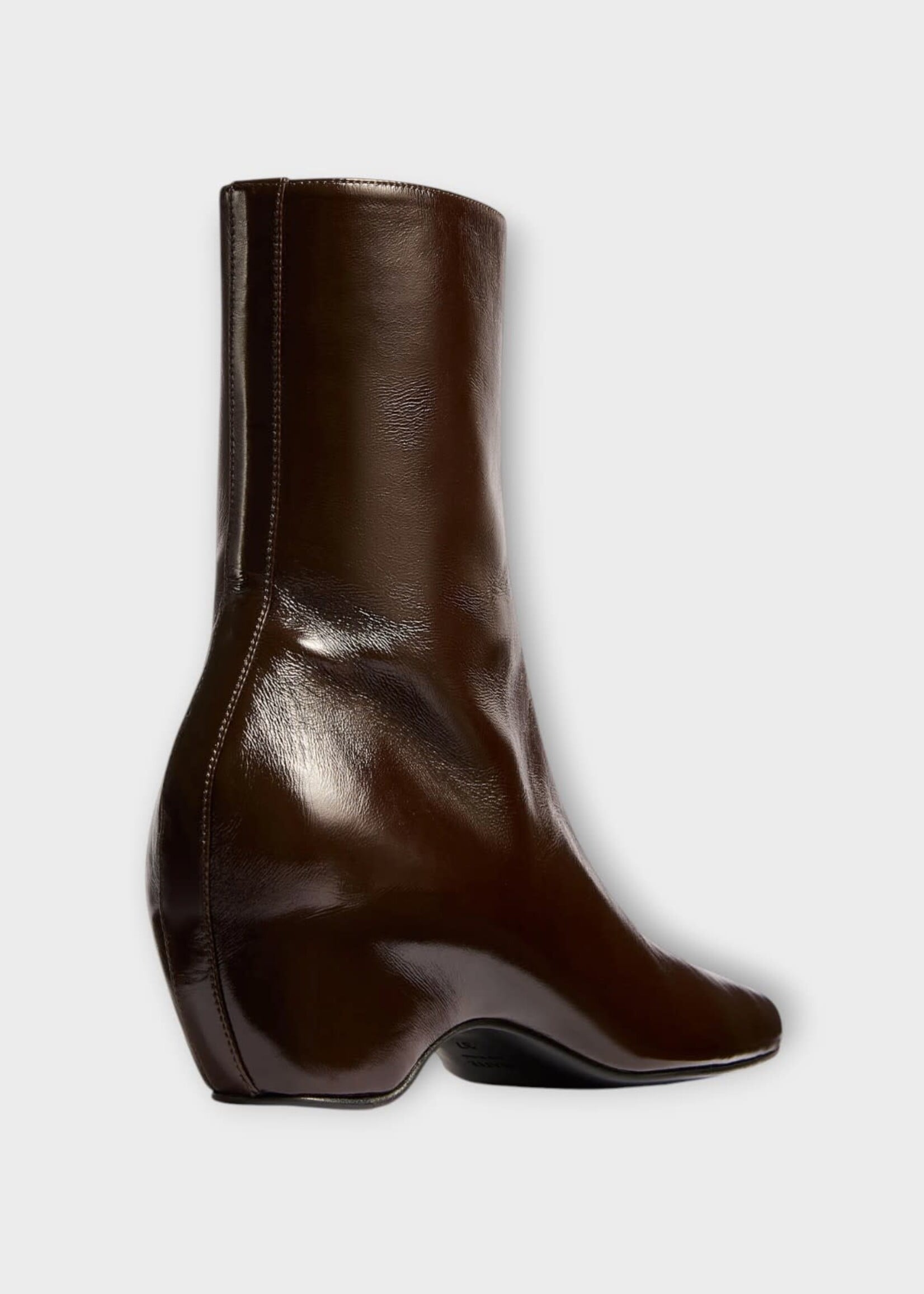 Khaite Khaite Shoes, Brown, Sybil Calfsin Ankle Boots In Cacao