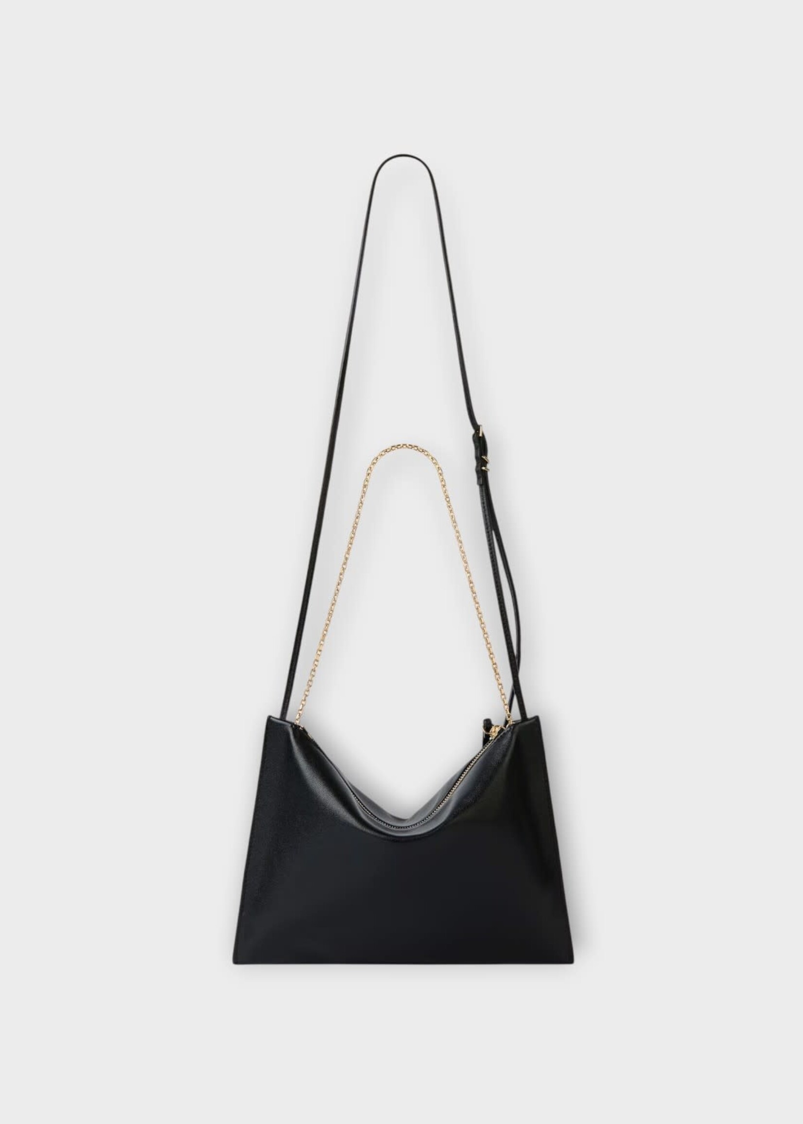 Givenchy Givenchy Bag, Black, Voyou Smooth Calfskin Pouch In Black w/ Metal chain