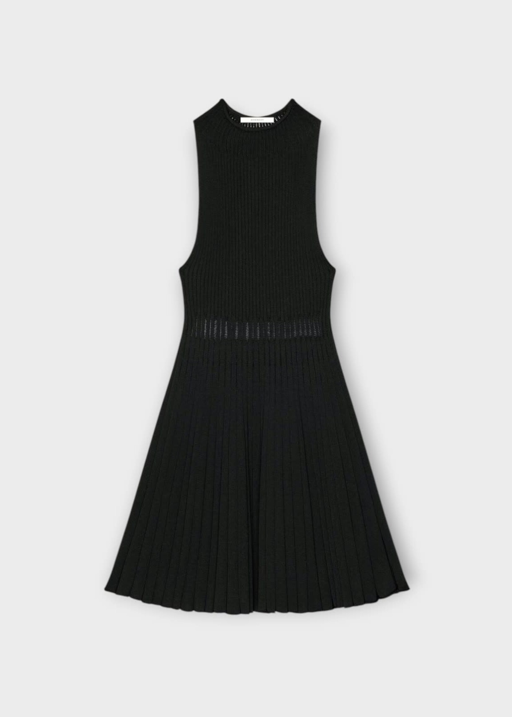 Givenchy Givenchy Dress, Black, High Neck Sleeveless Mini Dress In Black