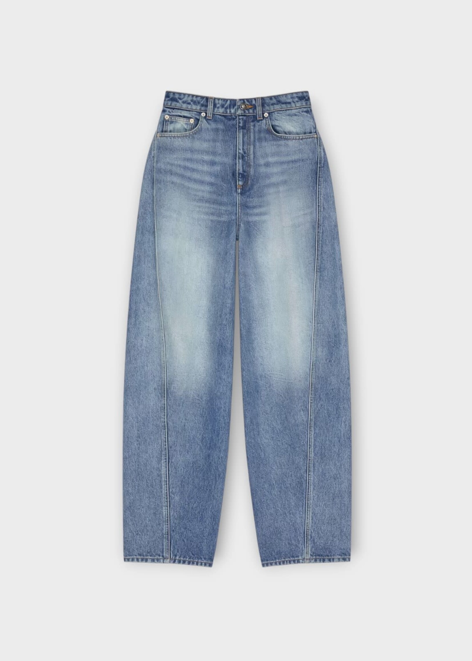 Givenchy Givenchy Jeans, Blue, Cotton Cocoon Denim Pants In Light Blue