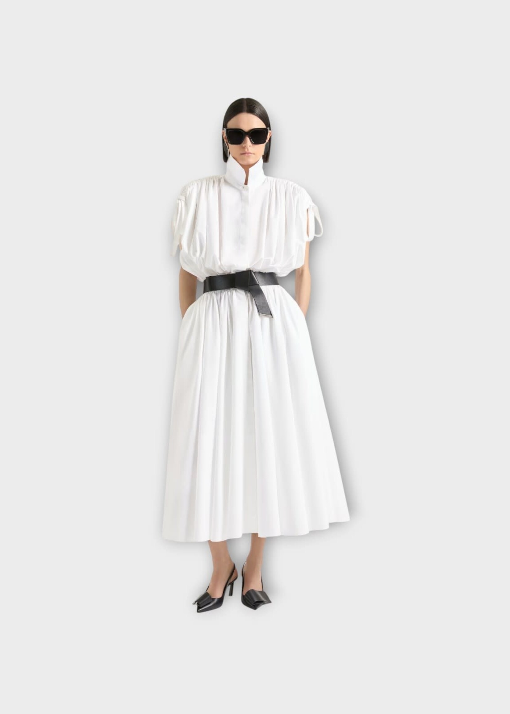 Givenchy Givenchy Belt, Black, Calfskin Trench Belt In Black w/ Knot