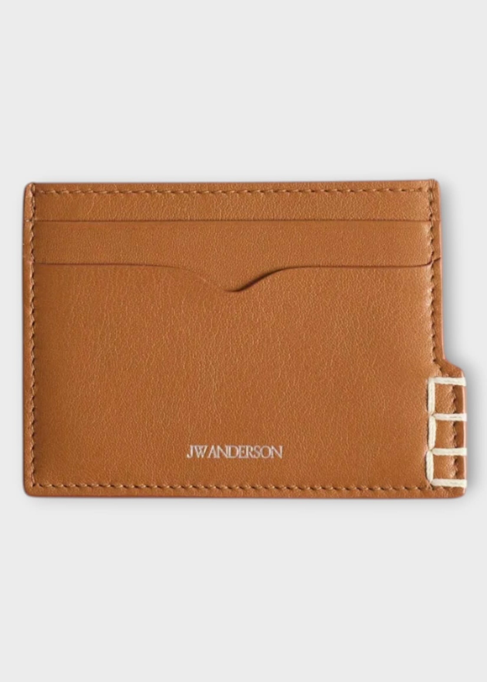 J.W. Anderson J.W.Anderson Wallet, Brown, Loafer Folding Card Holder In Tan