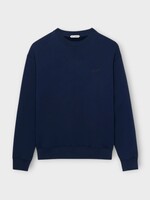 J.W. Anderson J.W.Anderson Sweatshirt, Navy, Ribbon Anchor Brushed Back Fleece Sweatshirt In Navy