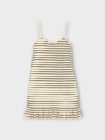 J.W.Anderson J.W.Anderson Dress, White, Cotton Striped Mini Dress In White