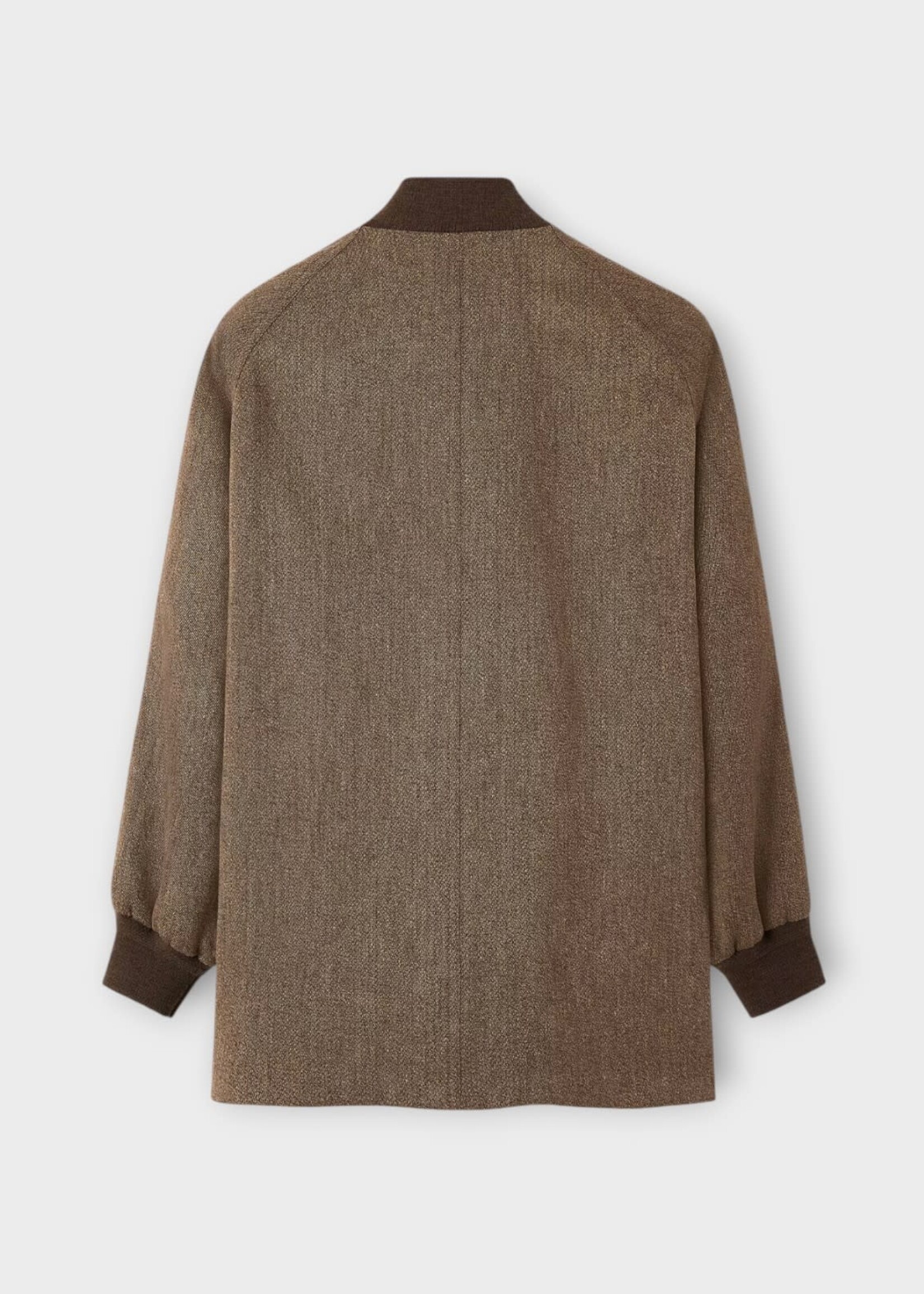 Loro Piana Loro Piana Coat, Brown, Maxfield Linen Coat In Soil Brown Cream & White Twill