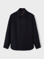 Loro Piana Loro Piana Jacket, Navy, Elian Cashmere Collared Overshirt In Blue Navy