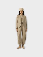 Loro Piana Loro Piana Trousers, Beige, Rio Bodro Cashmere Mix Balloon Pants In Warm Sand Melange