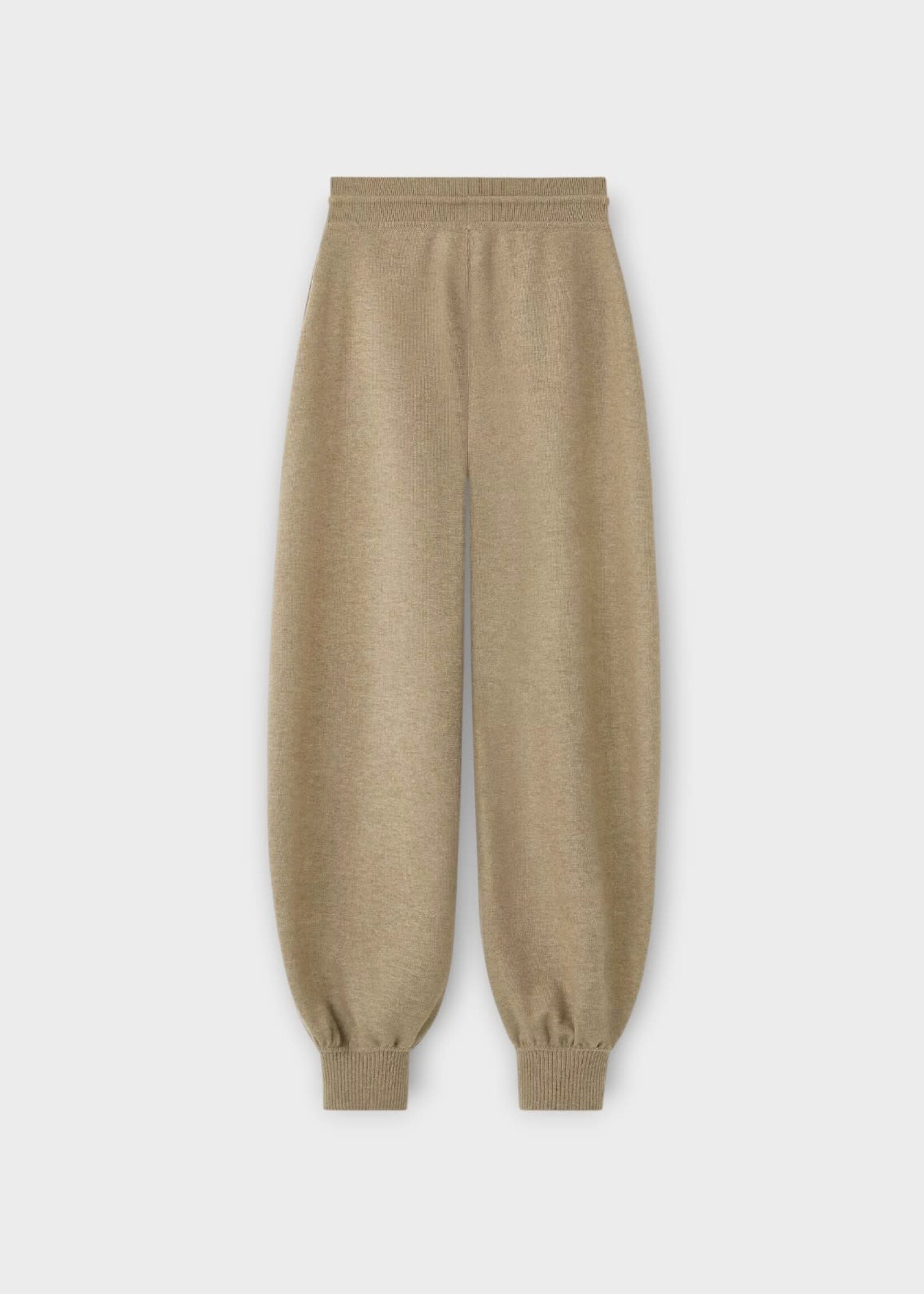 Loro Piana Loro Piana Trousers, Beige, Rio Bodro Cashmere Mix Balloon Pants In Warm Sand Melange
