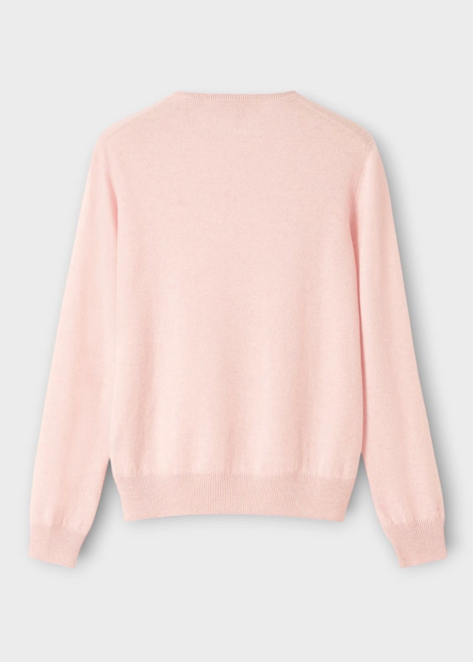 Loro Piana Loro Piana Knitwear, Pink, Sergio Cashmere Crewneck Sweater In Orchid Haze