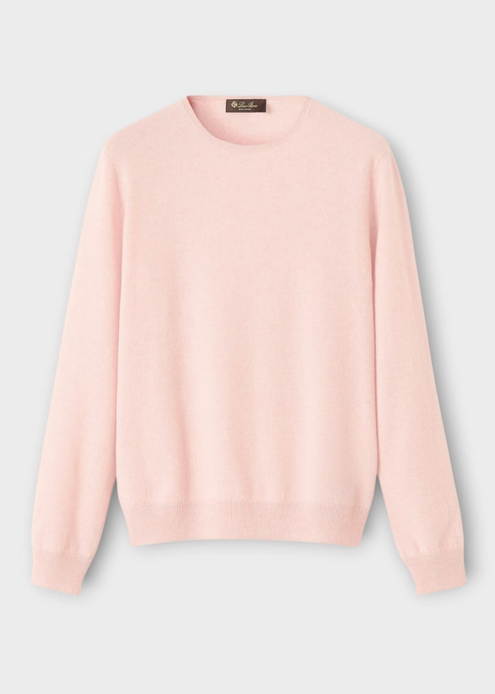 Loro Piana Loro Piana Knitwear, Pink, Sergio Cashmere Crewneck Sweater In Orchid Haze