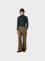 Loro Piana Loro Piana Knitwear, Green, Ice Wish Cotton Long Sleeve Polo In Meadow Haze