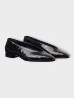 Loro Piana Loro Piana Flats, Black, Rebecca Glossy Ballerina In Black