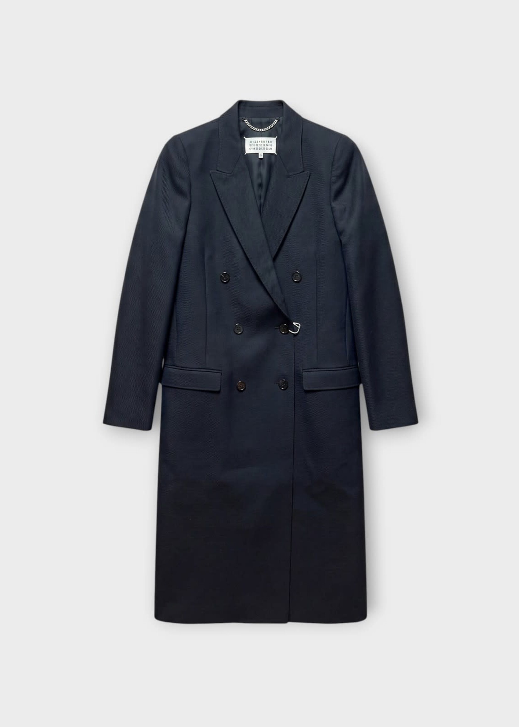 Maison Margiela Maison Margiela Coat, Black, Double Breasted Coat In Black