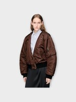 Maison Margiela Maison Margiela Jacket, Brown, Reversible Zipped Bomber In Dark Brown
