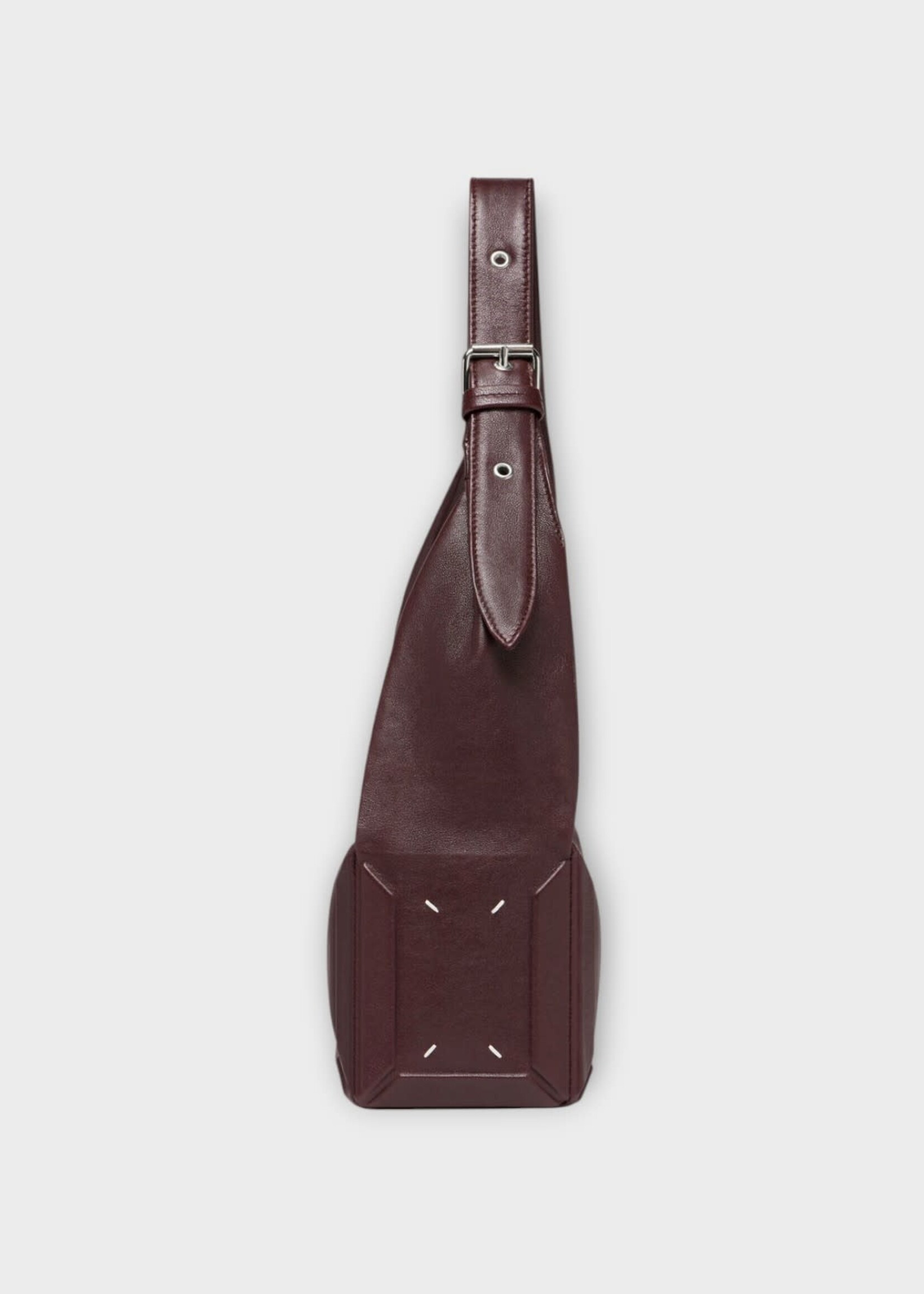 Maison Margiela Maison Margiela Bag, Bordeaux, Box Bag East West Medium In Bordeaux