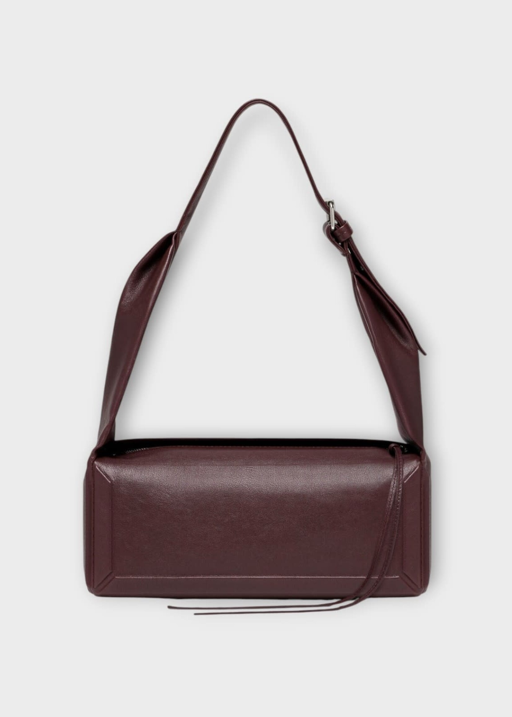 Maison Margiela Maison Margiela Bag, Bordeaux, Box Bag East West Medium In Bordeaux