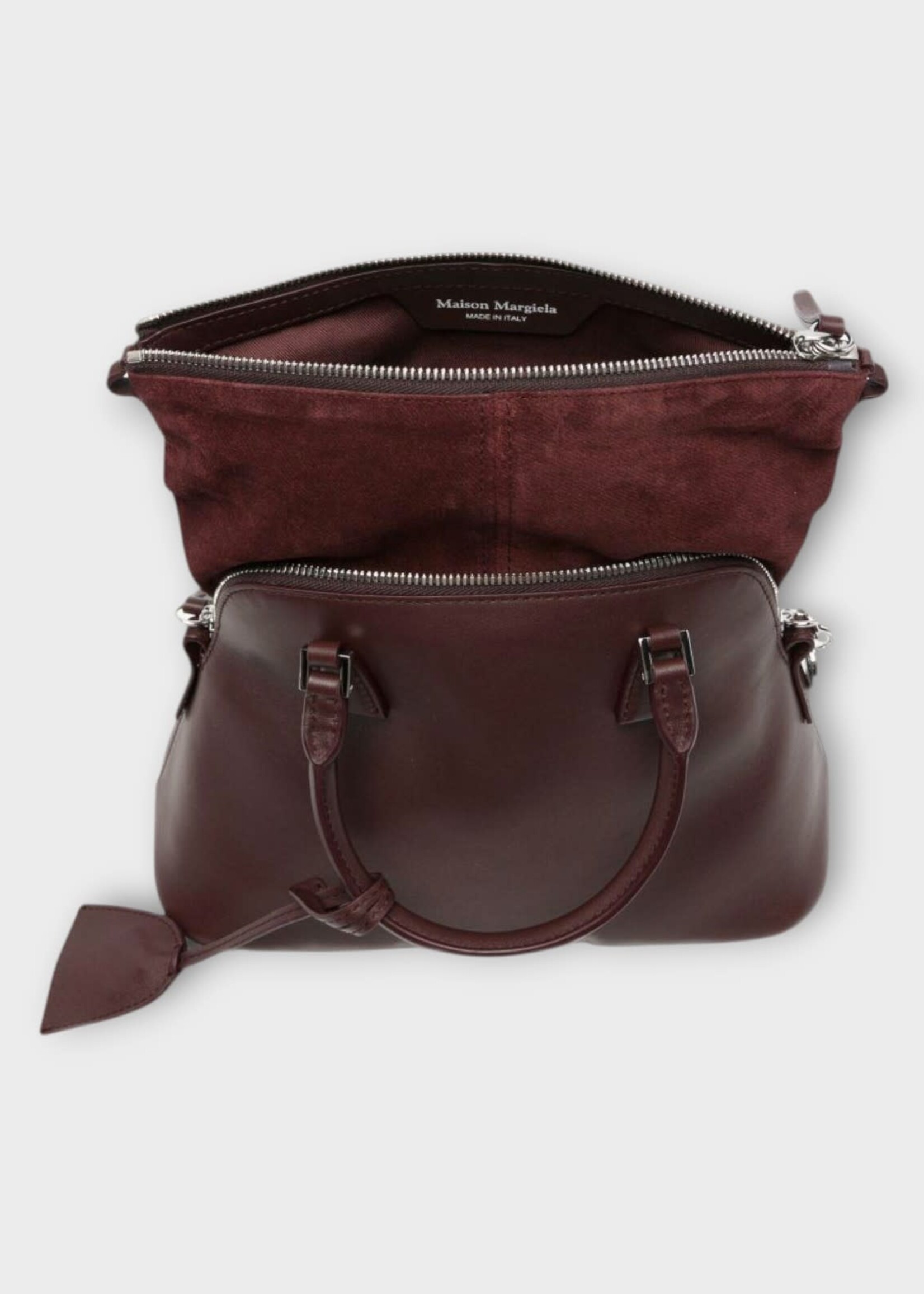 Maison Margiela Maison Margiela Bag, Red, Soft 5Ac Mini In Burgundy