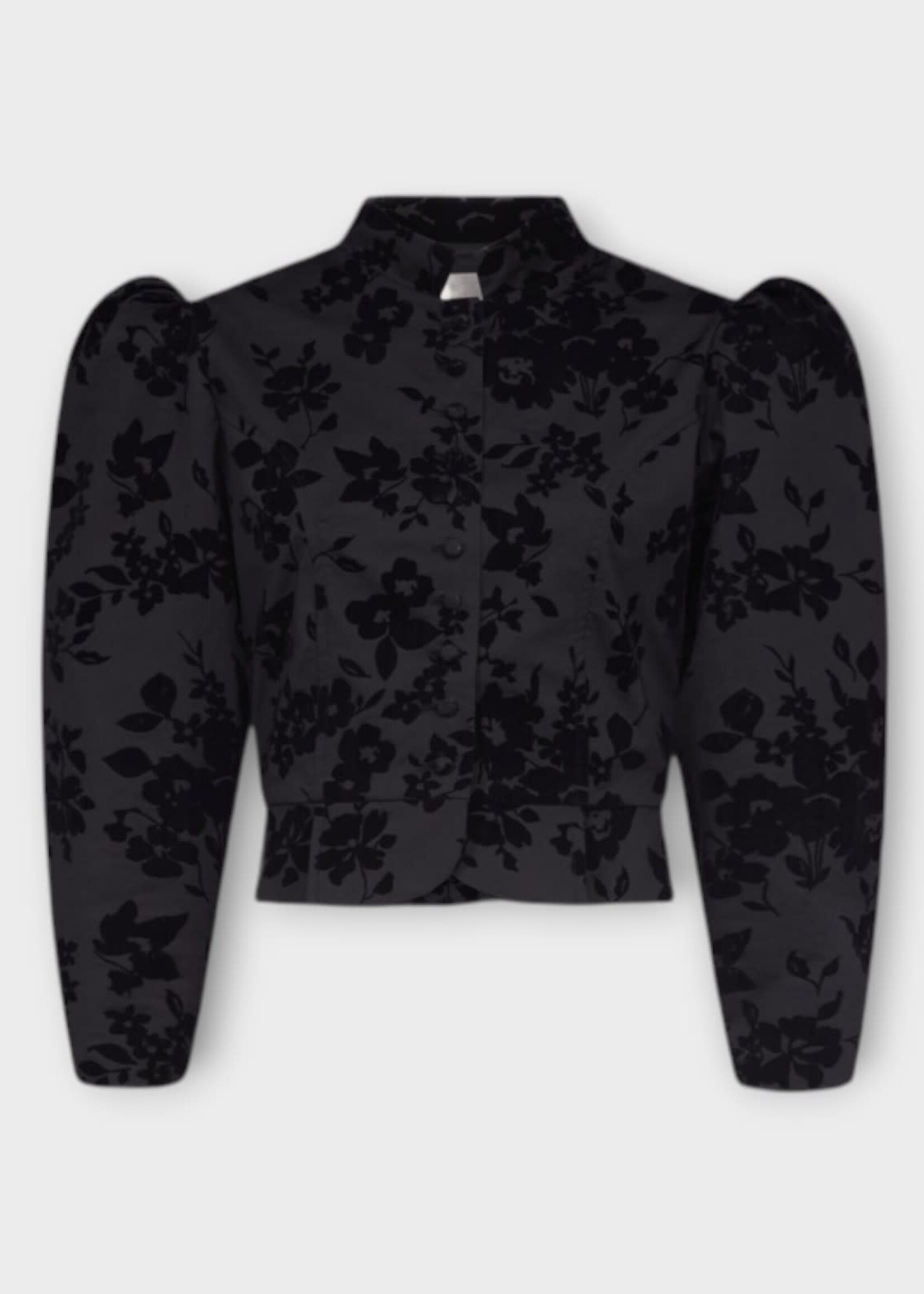 Destree Destree Jacket, Black, Amoako Soft Adorned Cropped Jacket Black