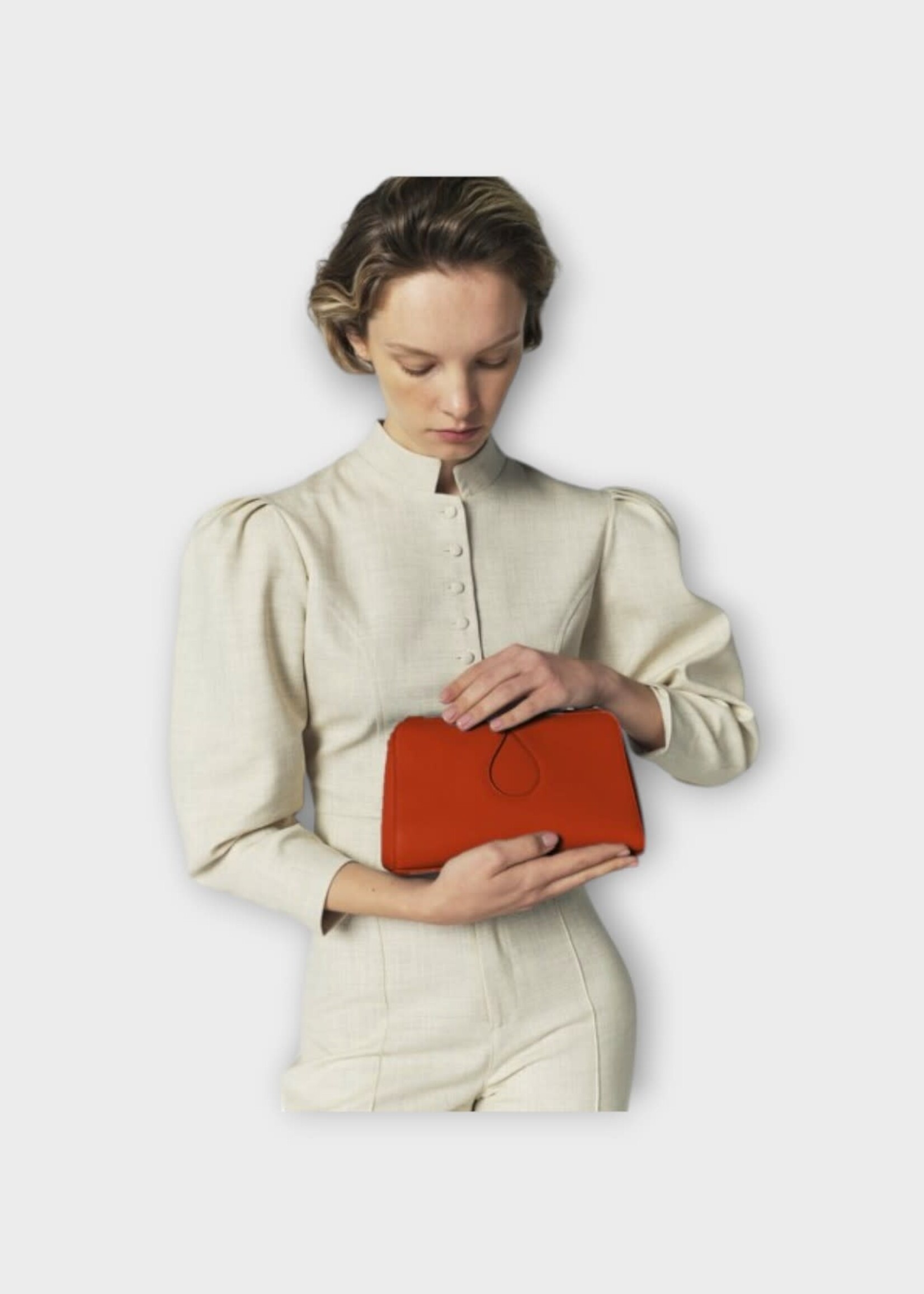 Destree Destree Bag, Red, Gabrielle Small Leather Crossbody Bag in Red