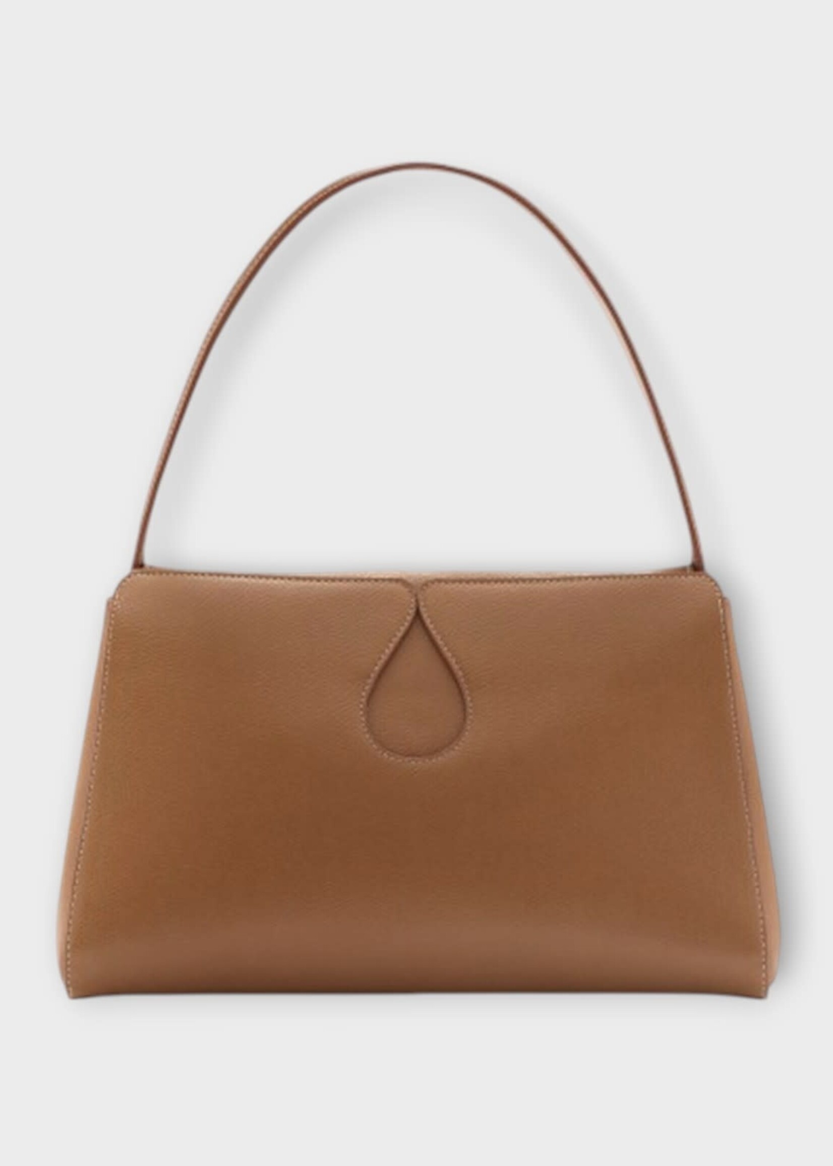 Destree Destree Bag, Brown, Gabrielle Medium Leather Crossbody Bag in Camel