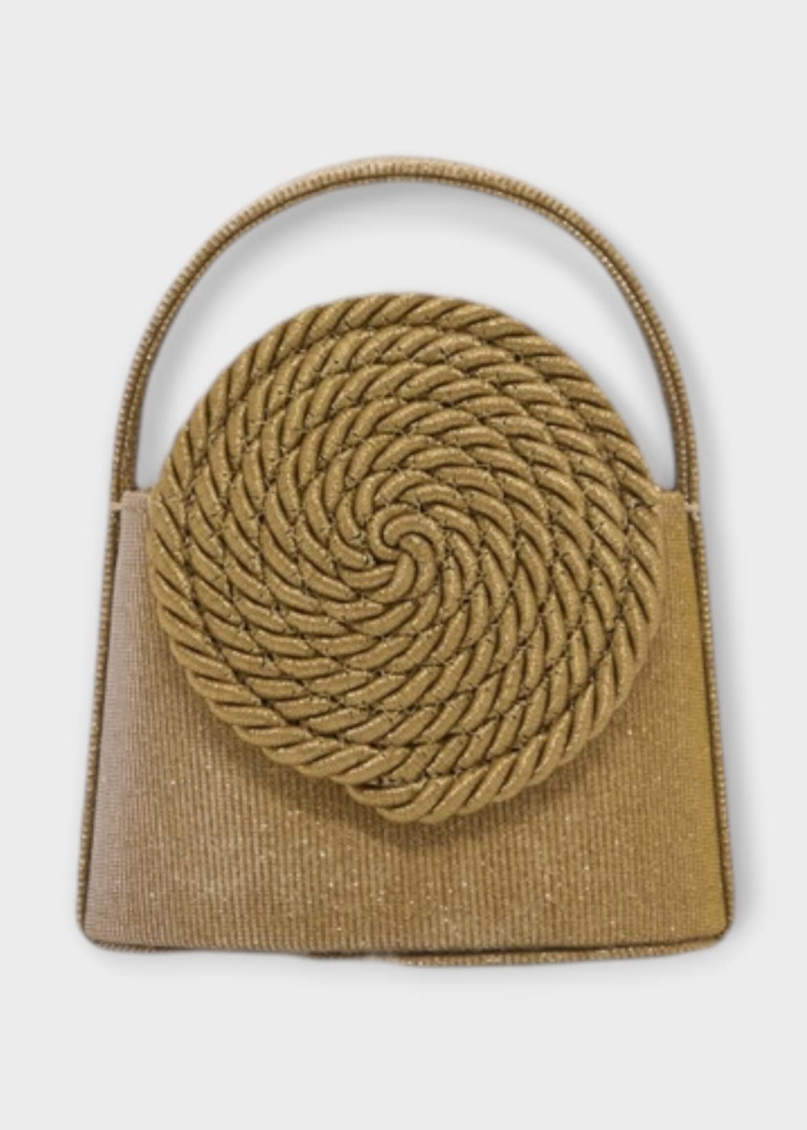 Destree Destree Bag, Gold, Mini Gunther Passementerie Top Handle Bag in Gold w/ Sparkles