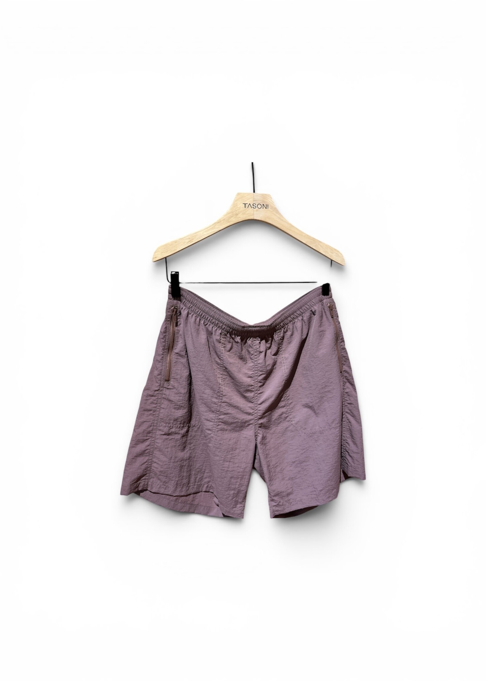 Undercover Undercover Trousers, Brown, Elasticated Waist Shorts w/ Zip Pockets