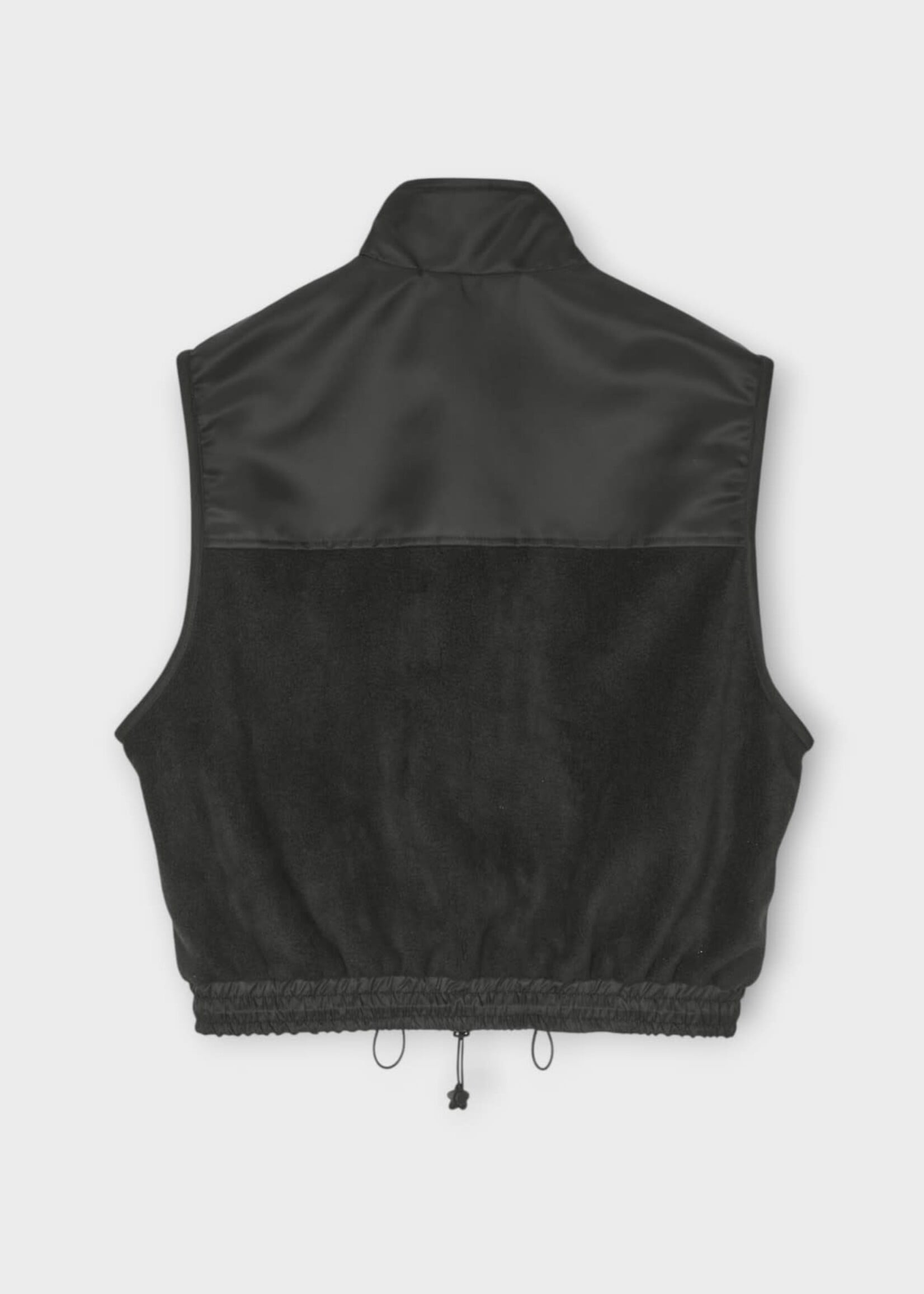 Cecilie Bahnsen Cecilie Bahnsen Jacket, Black, Cbcaspen Anorak Zipped Vest In Black w/ Windflower Embroidery
