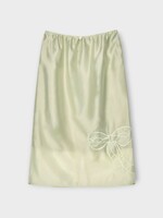 Cecilie Bahnsen Cecilie Bahnsen Skirt, Green, Cbbria Skirt Hybrid Organza Midi Skirt In Pale Green