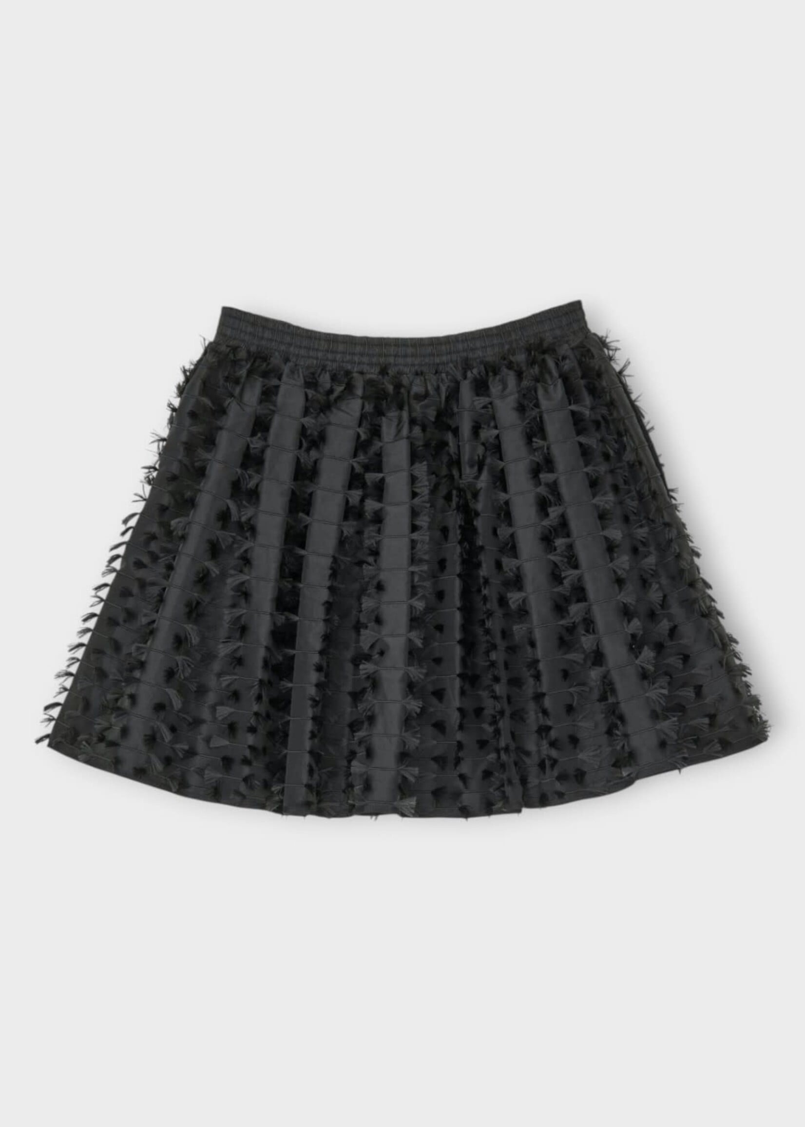 Cecilie Bahnsen Cecilie Bahnsen Skirt, Black, Cbdallas Skirt Fiamma Fil-Coupé In Black Windflower Emb