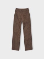 Cecilie Bahnsen Cecilie Bahnsen Trousers, Brown, Cbdarmela Iris Jacquard Voluminous Trousers In Brown
