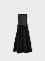 Jacquemus Jacquemus Dress, Black, La Robe Paradiso Thin Strap Midi Dress In Black