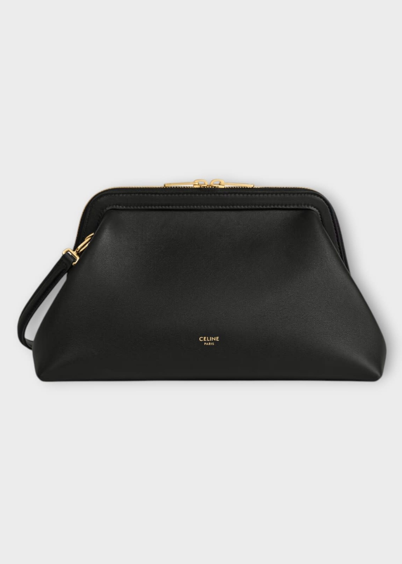 Celine Celine Bag, Black, Small Doctor Pouch Supple Natural Calfskin In Black