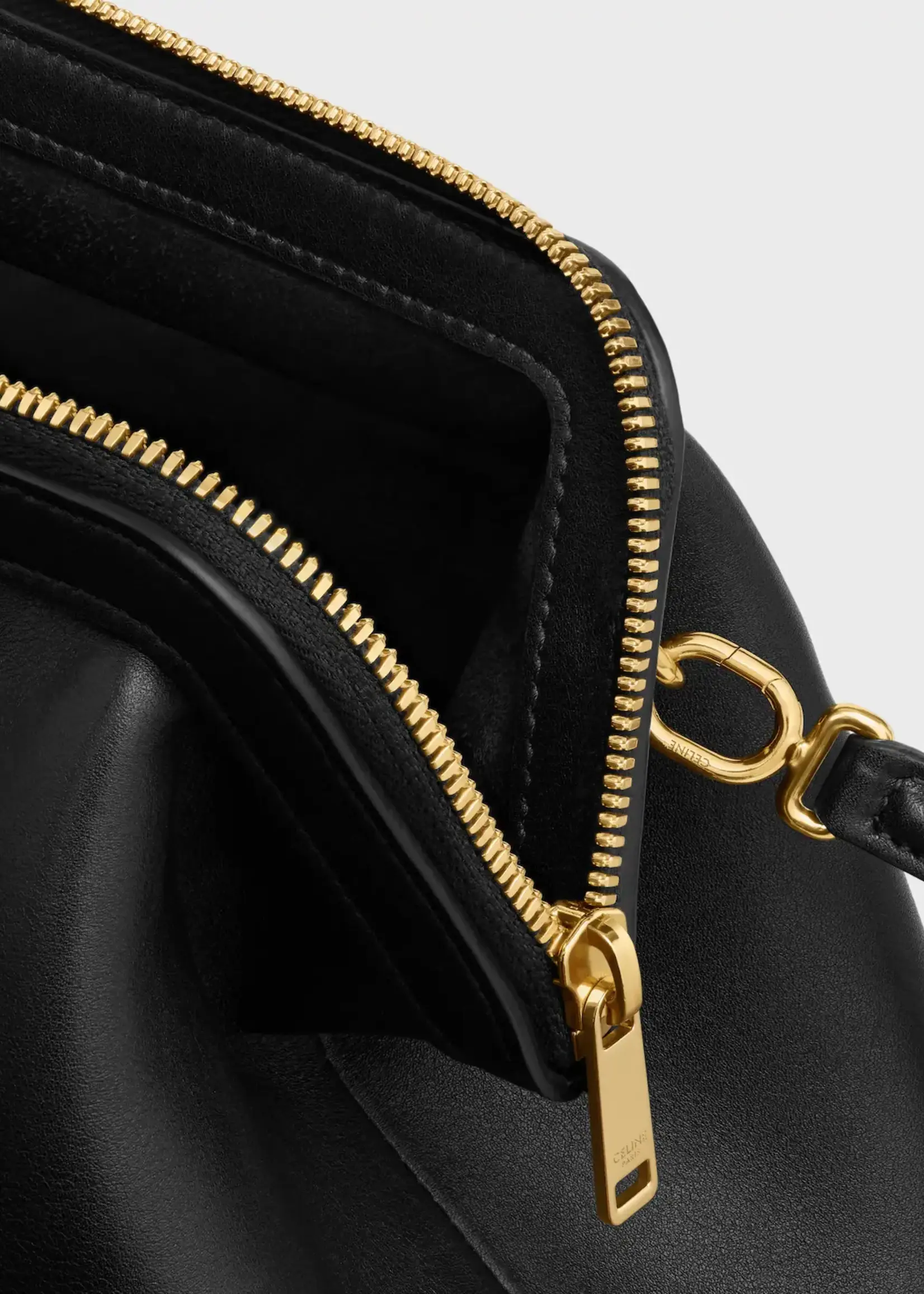 Celine Celine Bag, Black, Small Doctor Pouch Supple Natural Calfskin In Black