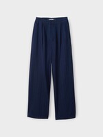 Jacquemus Jacquemus Trousers, Navy, Le De-Nimes Pajama Fluid Denim Pants In Dark Navy