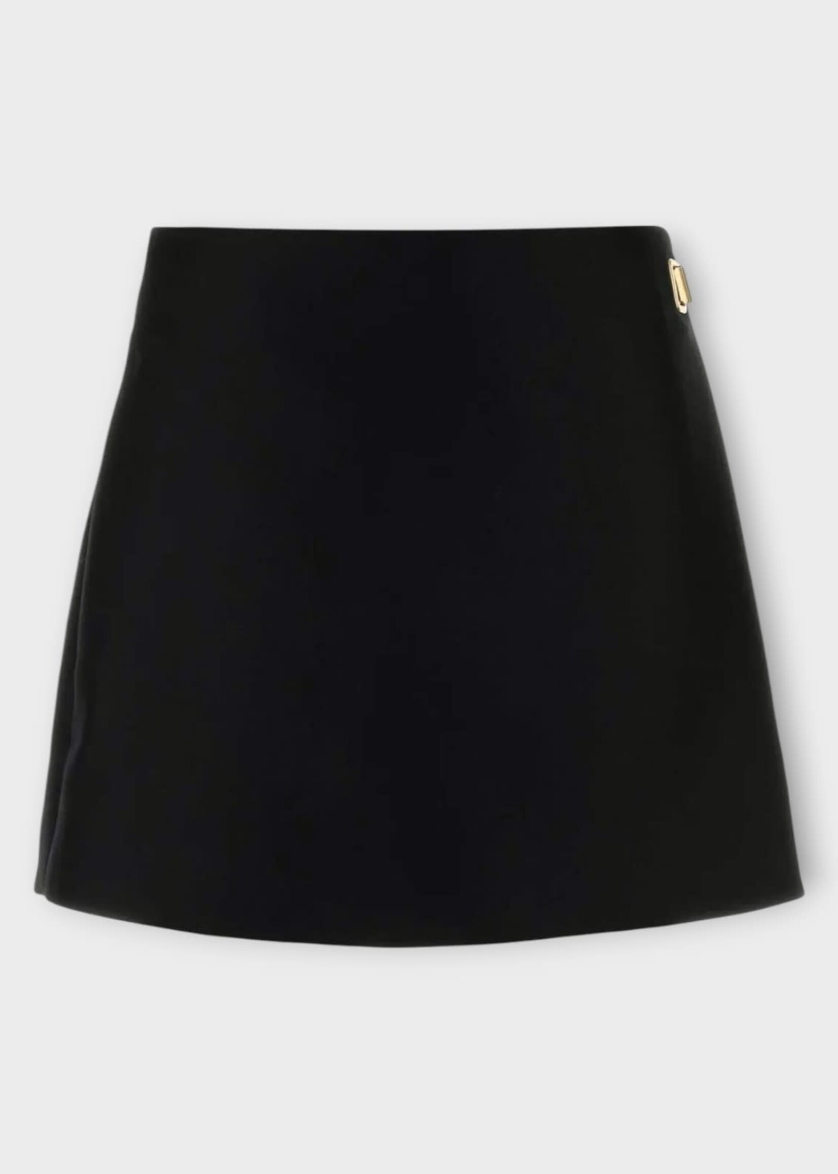 Balenciaga Balenciaga Skirt, Black, Wool & Silk Mini Tailored Skirt