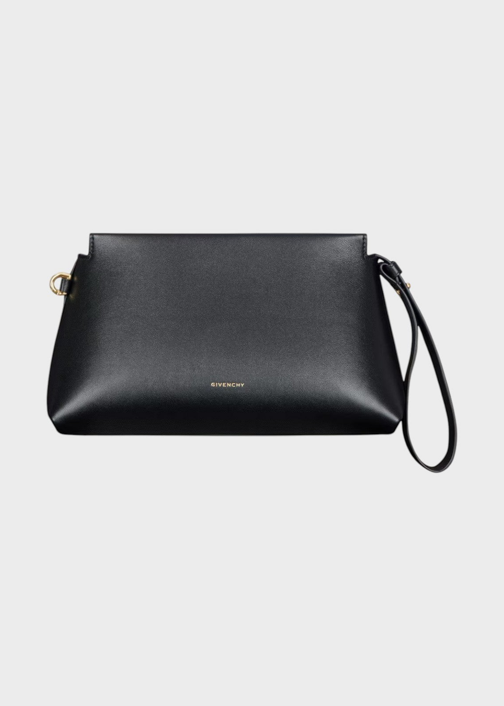 Givenchy Givenchy Bag, Black, Shiny Leather Daily Pouch In Black