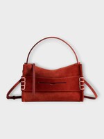 J.W. Anderson J.W. Anderson Bag, Red, Small Loafer Suede Bag In Rust