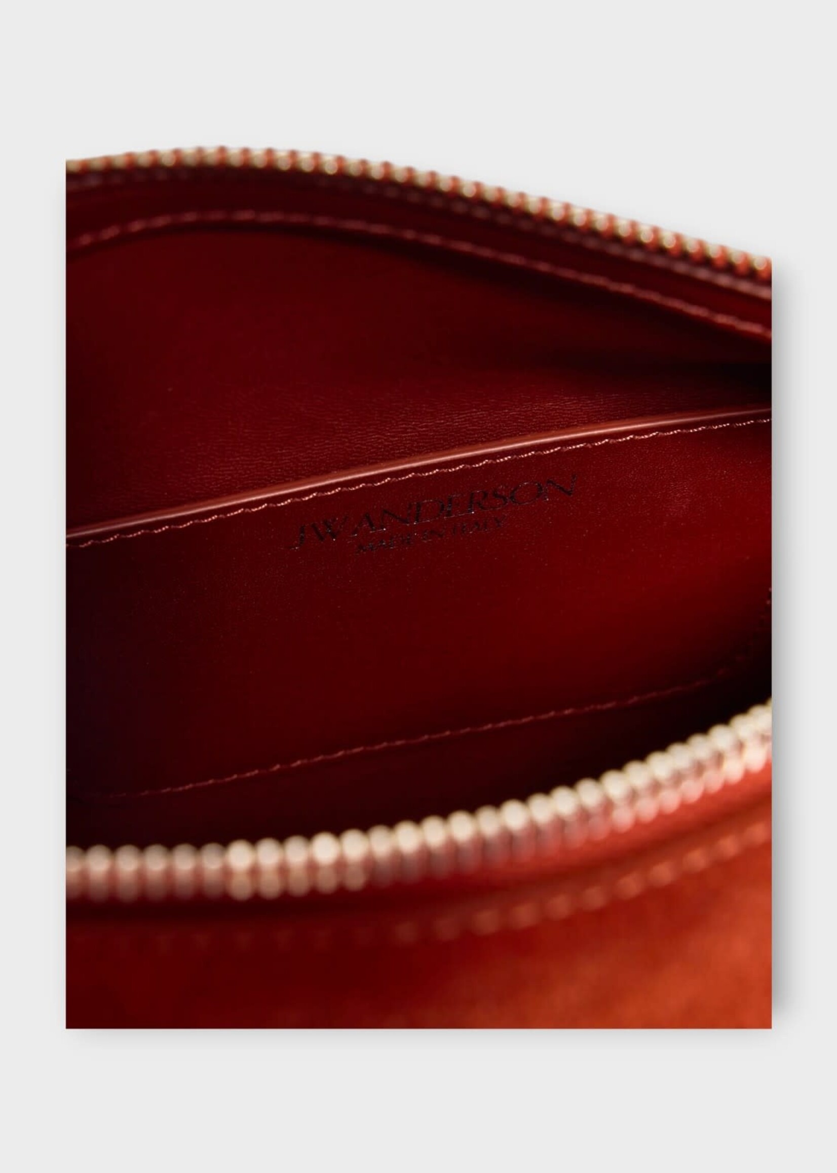 J.W. Anderson J.W. Anderson Bag, Red, Small Loafer Suede Bag In Rust