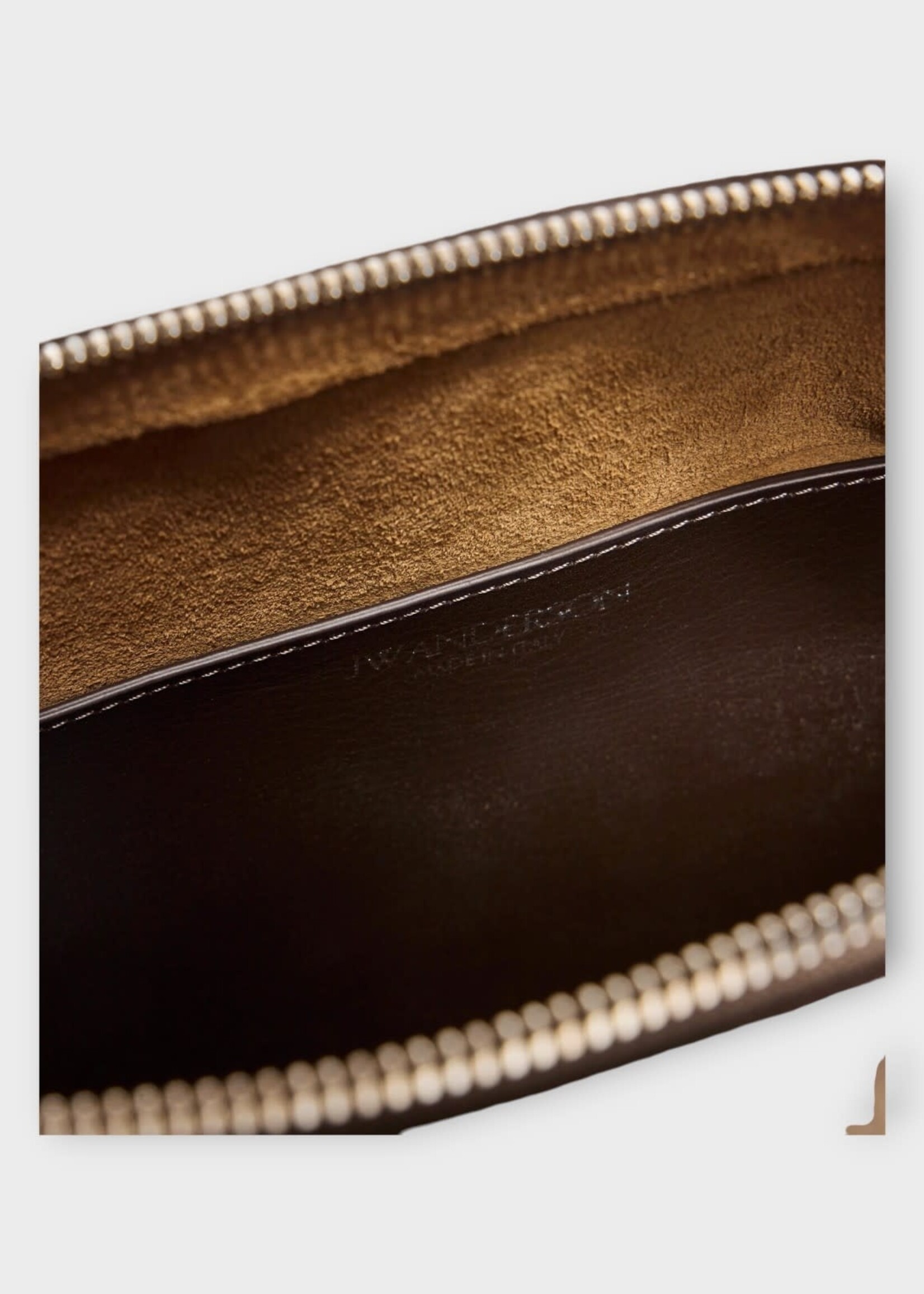 J.W. Anderson J.W. Anderson Bag, Grey, Medium Loafer Suede Bag In Dark Taupe