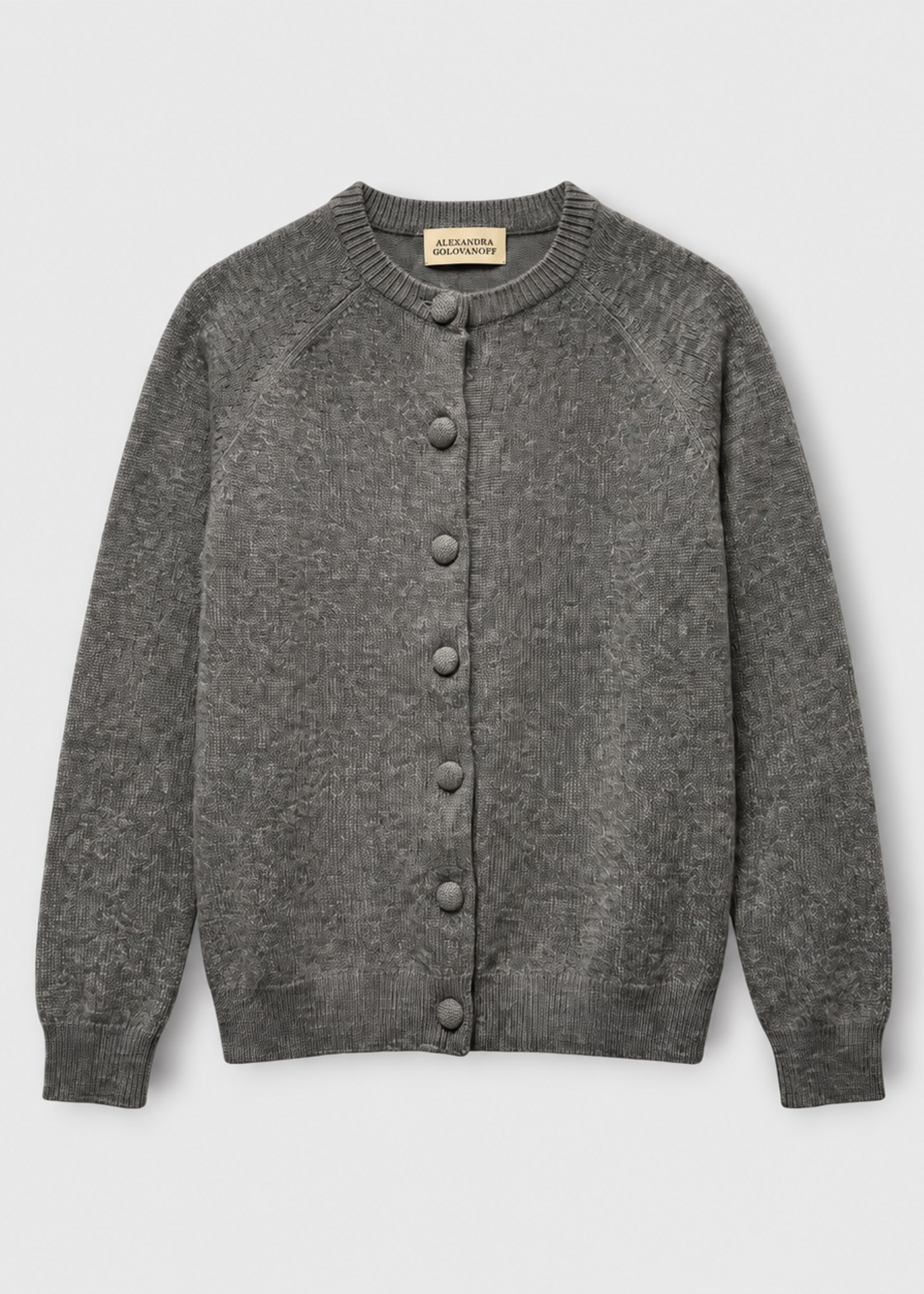 Alexandra Golovanoff Alexandra Golovanoff Knitwear, Grey, Mila Maxi Cashmere Oversized Cardigan In Grey 21