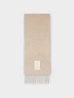 Jacquemus Jacquemus Scarf, Beige, L'Echarpe Cavallo Wool Fringed Scarf In Beige