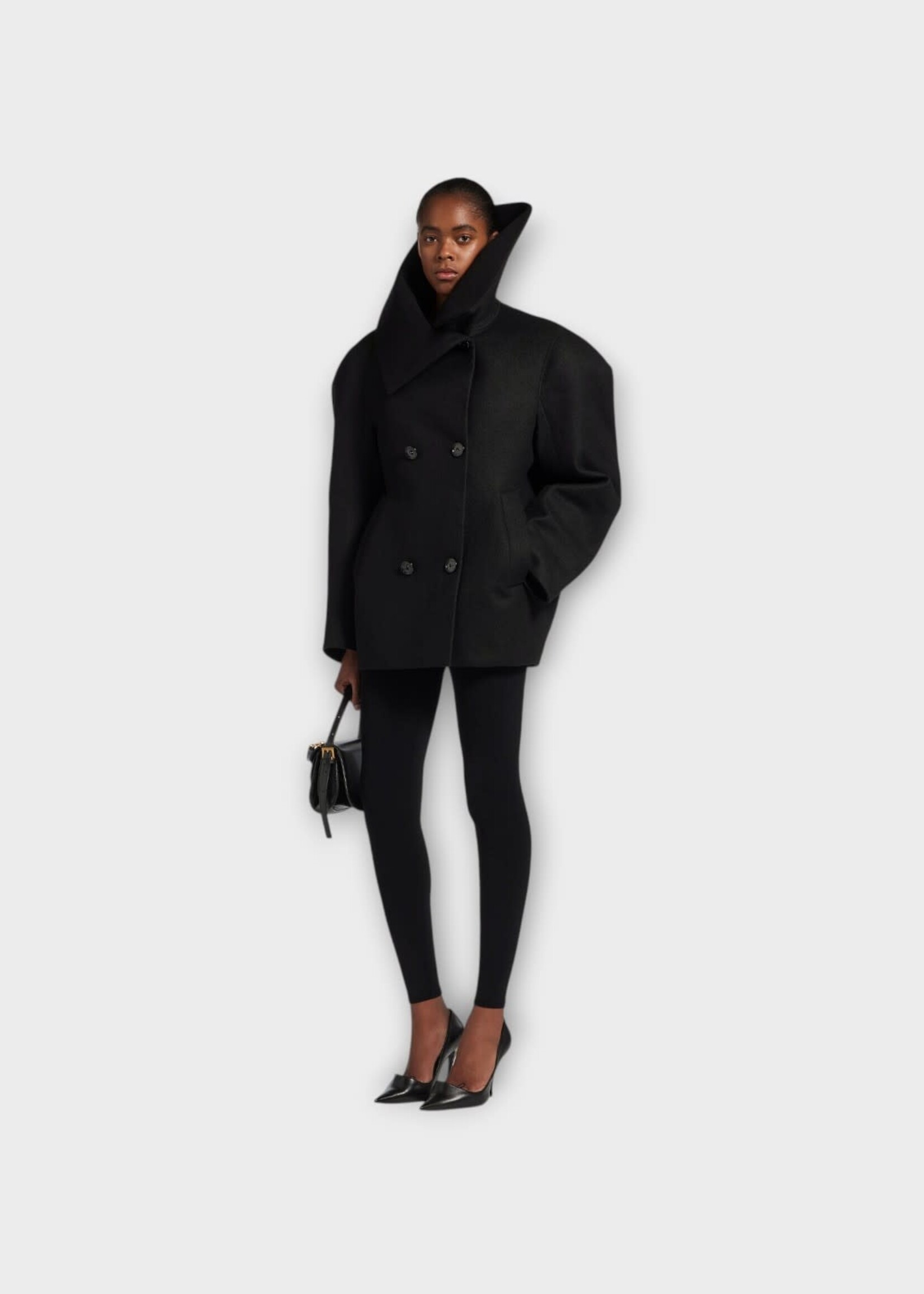 Balenciaga Balenciaga Trousers, Black, Tech Wear Leggings in Black
