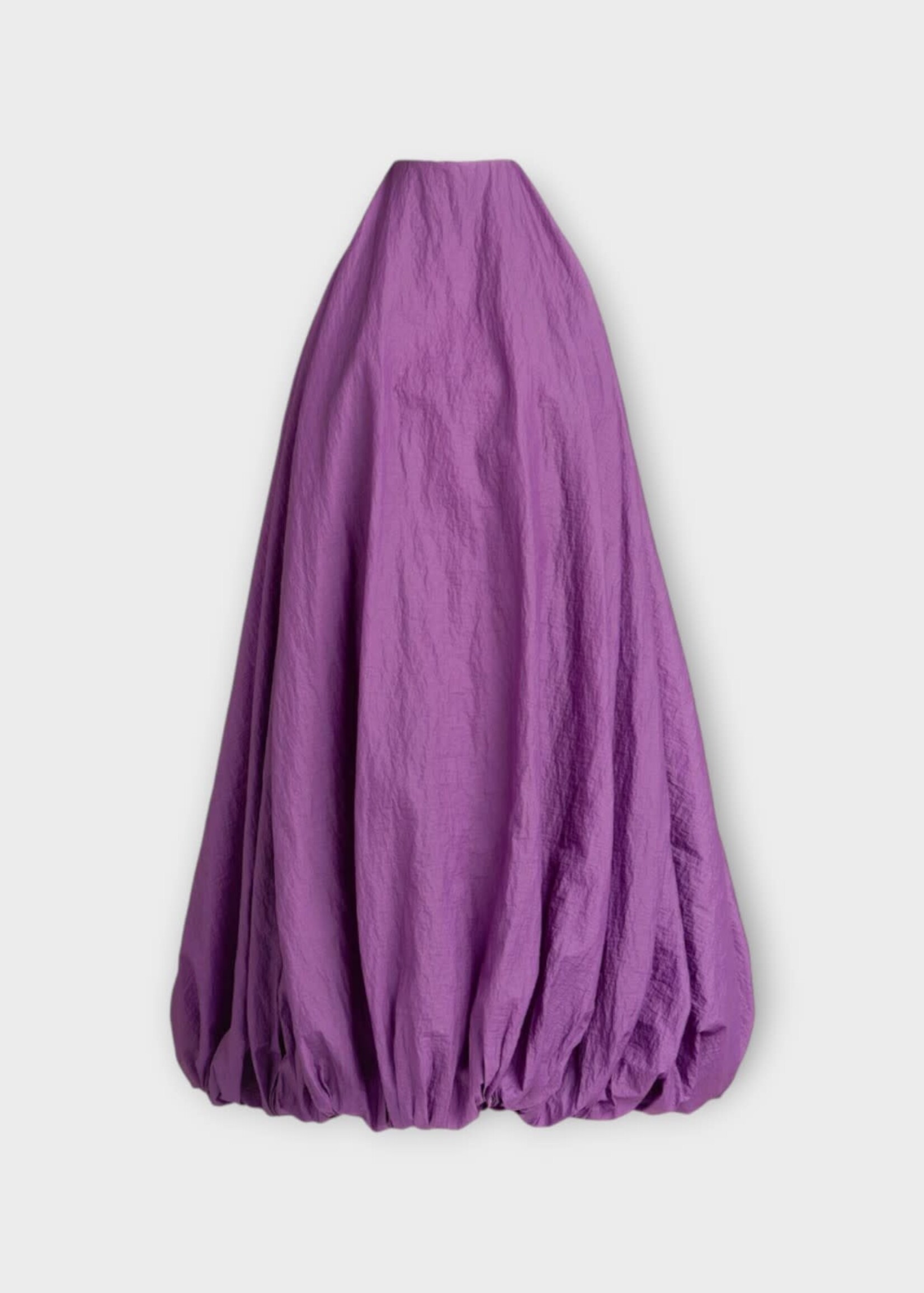 Alaia Alaia Dress, Purple, Halter Neck Balloon Mini Dress In Violet