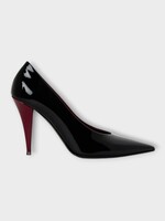 Givenchy Givenchy Heels, Black, Pointy Pump 95MM In Black & Burgundy