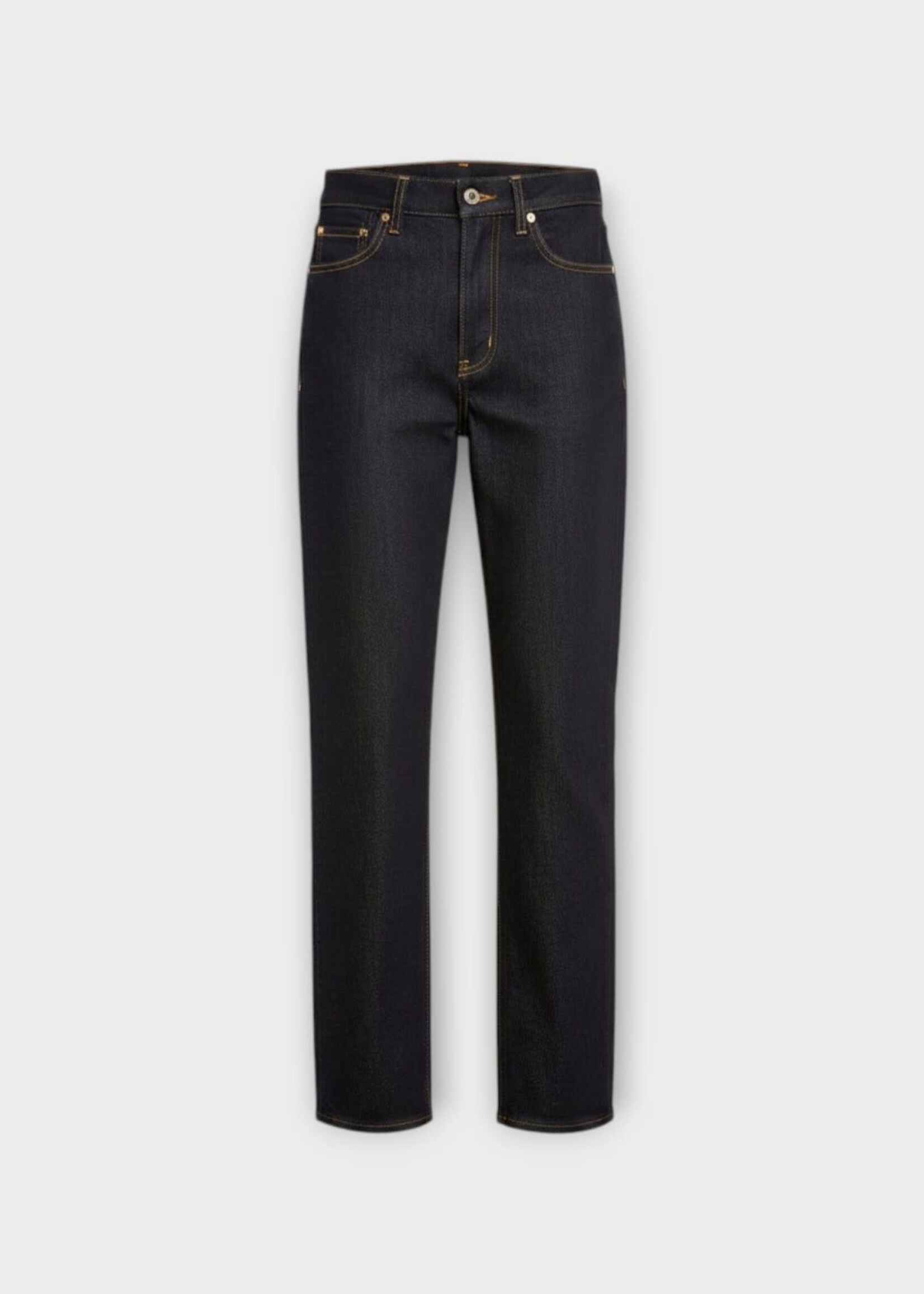 Balenciaga Balenciaga Jeans, Blue, High Waist Slim Jeans In Raw Indigo