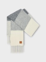 Loewe Loewe Scarf, Multi, Alpaca 27X212 Striped Scarf In Red & Brown w/ Fringes