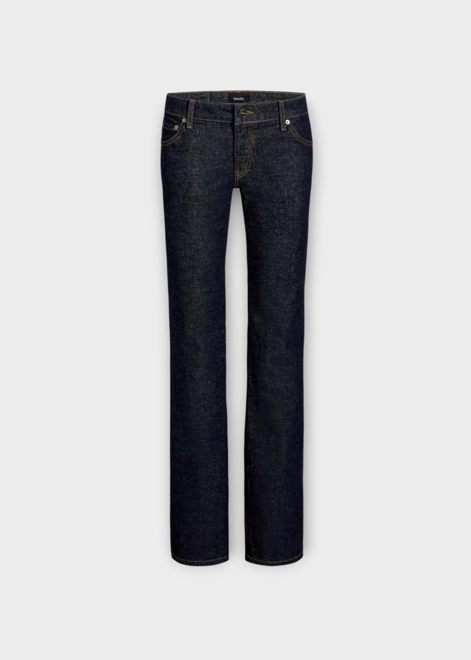 Khaite Khaite Jeans, Blue, Conforti Low Rise Flare Leg Denim Pantd in Benson