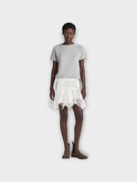 J.W. Anderson J.W. Anderson T-Shirt, Grey, Crew Neck Knitted T-Shirt In Grey Mélange