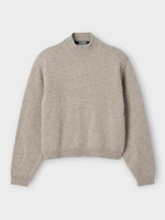 Jacquemus Jacquemus Knitwear, Beige, La Maille Cashmere High Neck Sweater In Beige