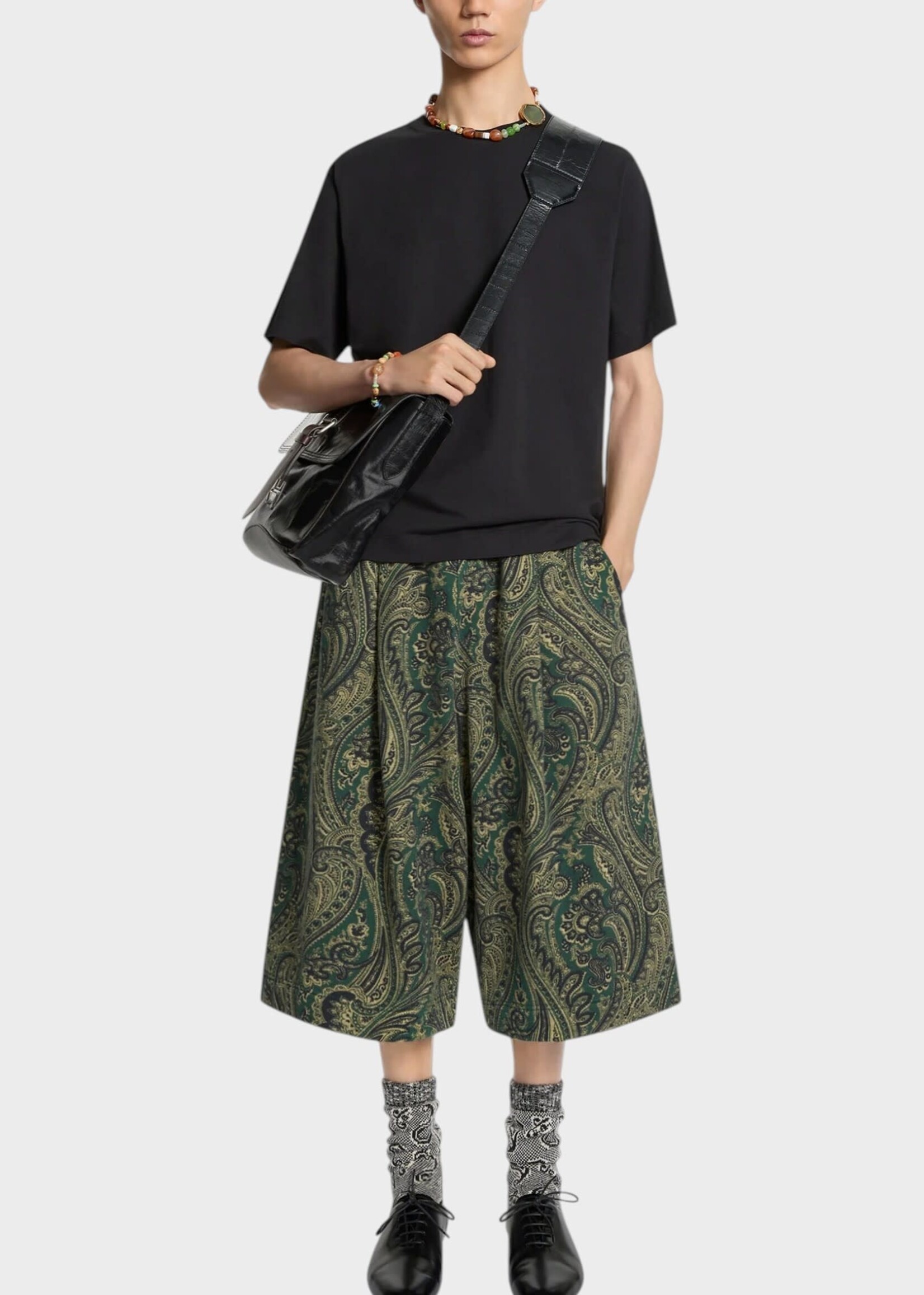 Dries Van Noten Dries Van Noten T-Shirt, Black, Hertz Crew Neck Cotton Jersey T-Shirt In Black